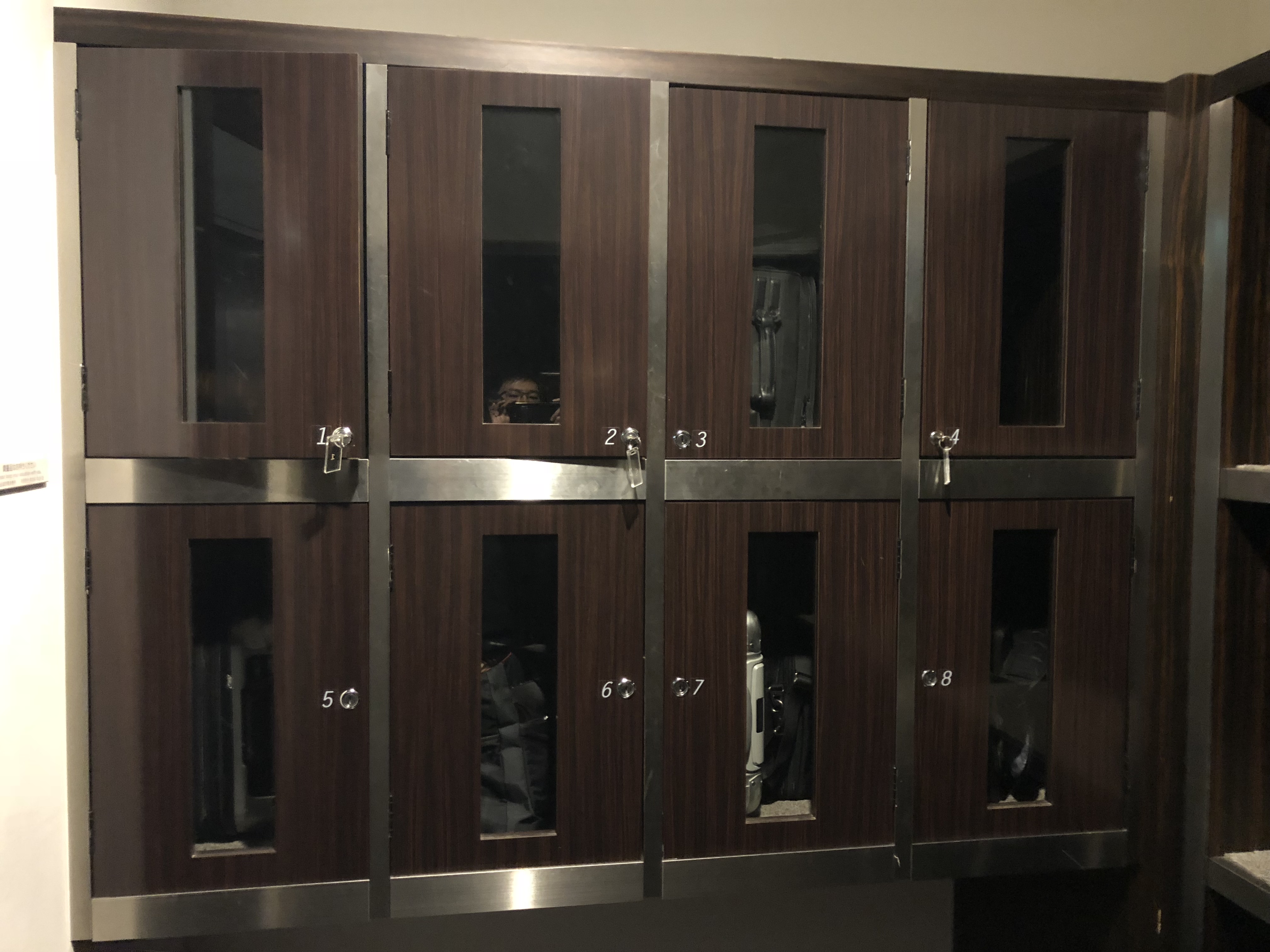 Japan Airlines First Class Luggage Room