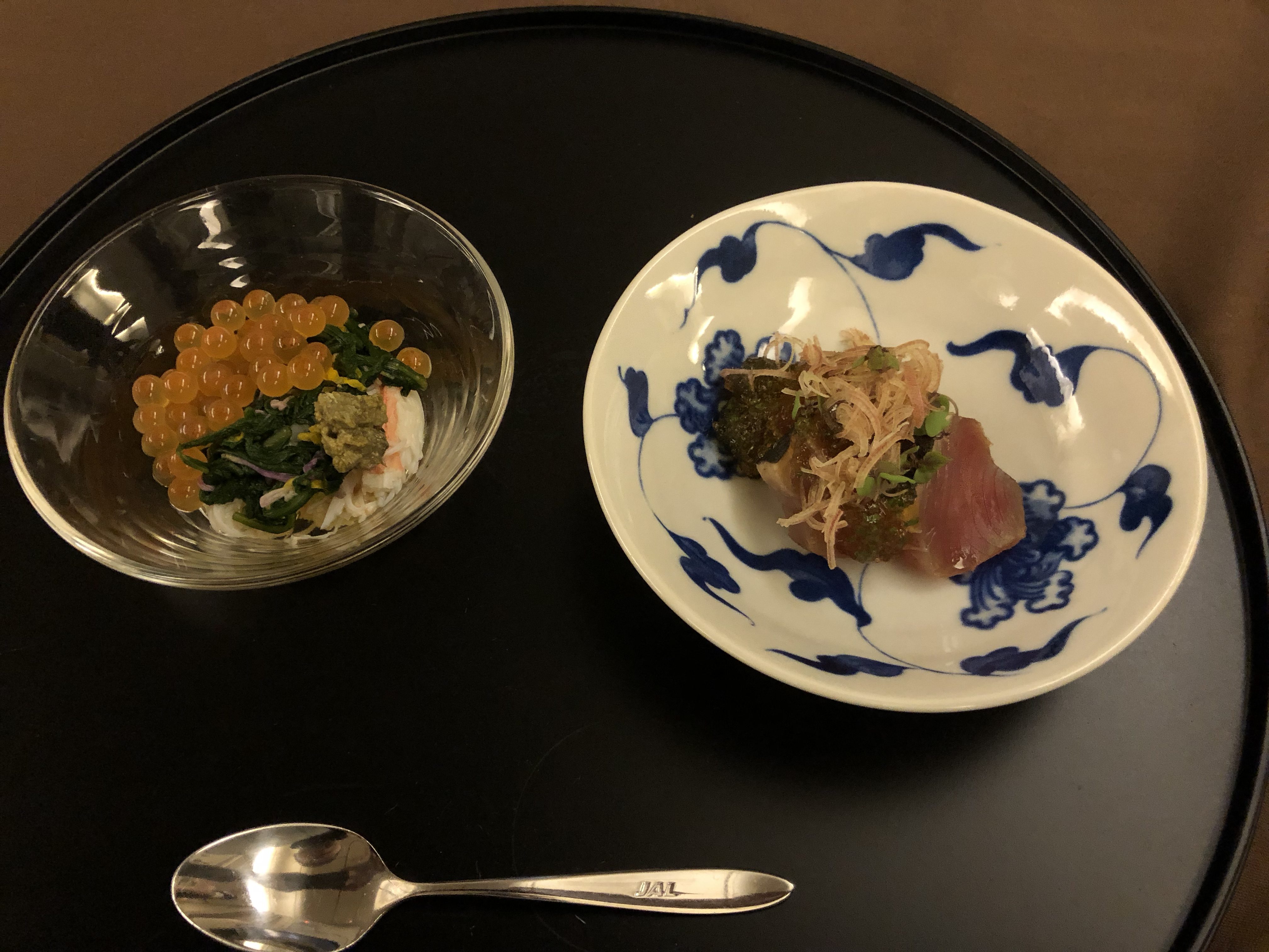 Japan Airlines 777 First Class Main Course 2
