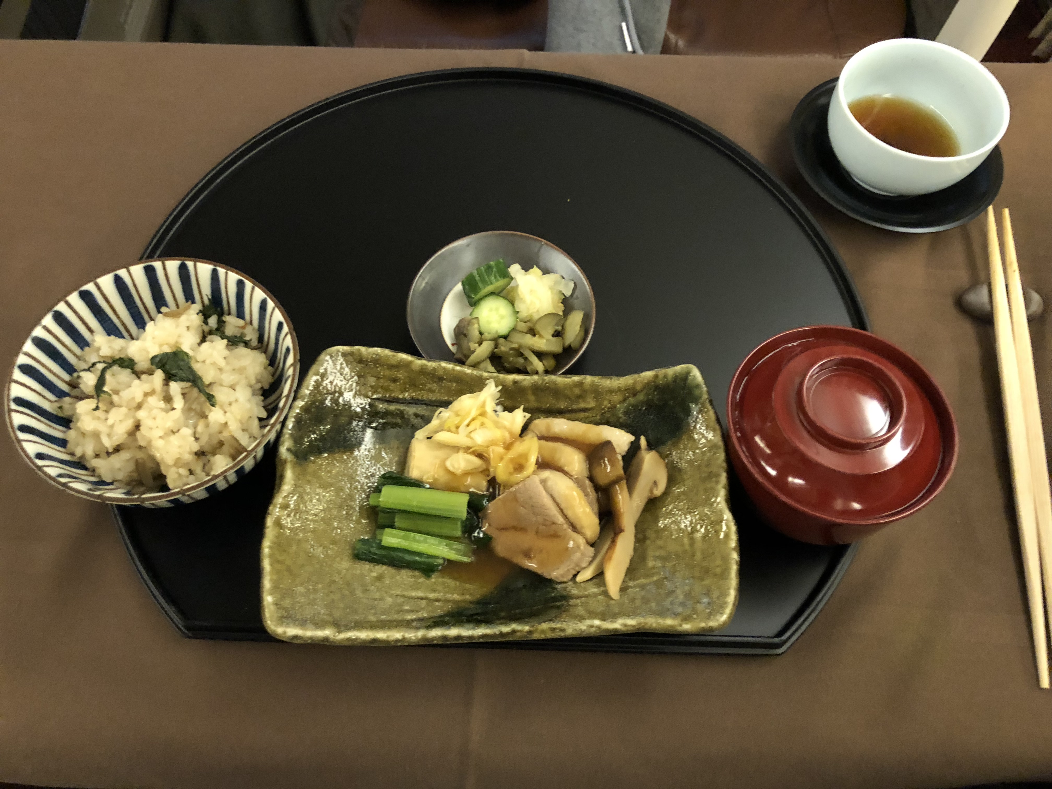 Japan Airlines 777 First Class Main Course 3