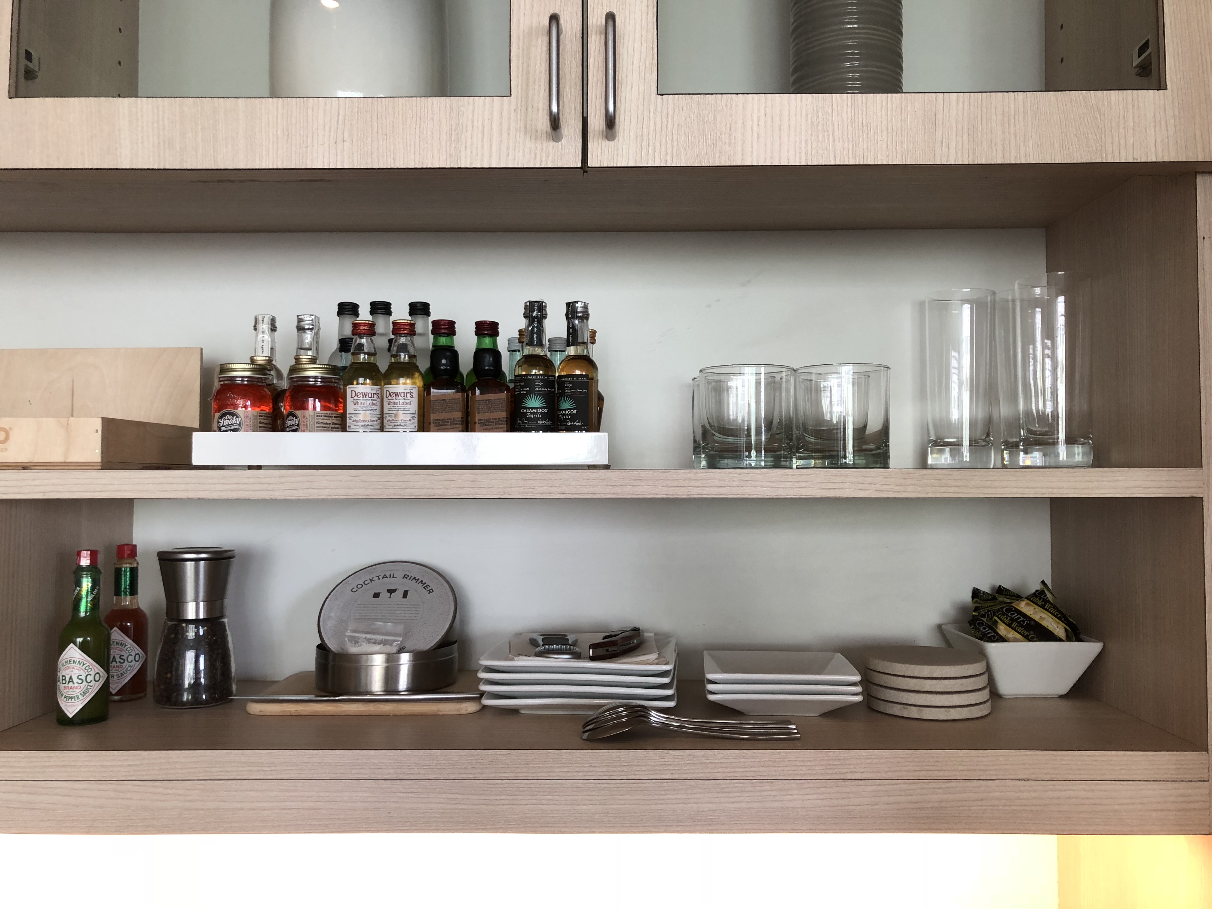 Liquor Counter in Pantry