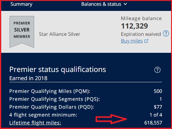 UA Million Miler