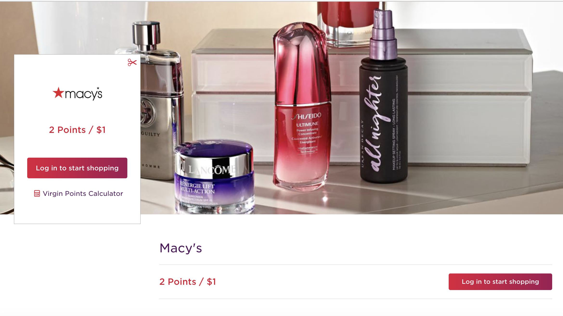 Virgin Atlantic Shops Away Example Retailer virgin shops away macys