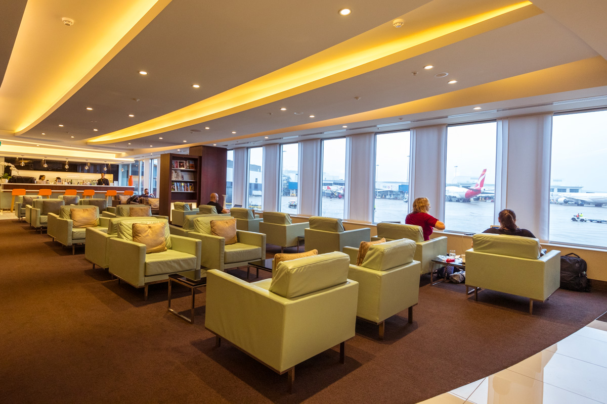 Etihad Lounge Sydney Seating