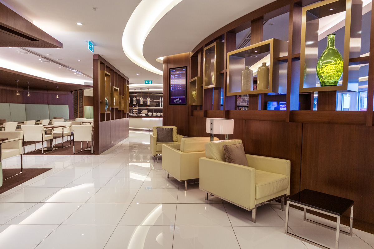 Etihad Lounge Sydney Seating