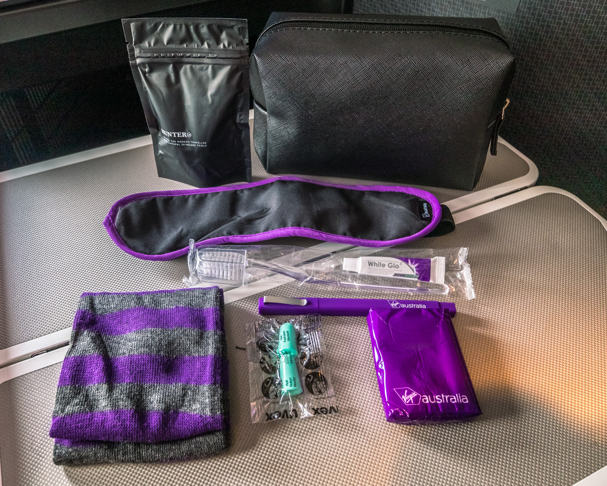 Virgin Australia 777 the business Amenity Kit
