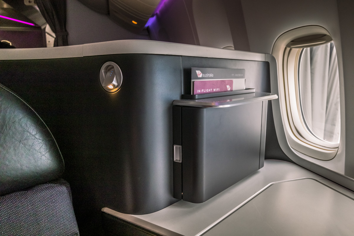 Virgin Australia 777 the business Storage