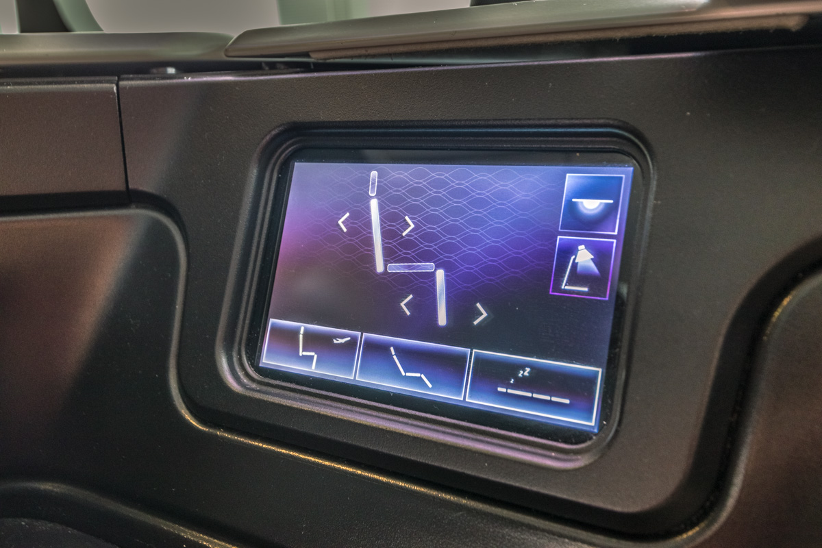 Virgin Australia 777 the business Touch Screen
