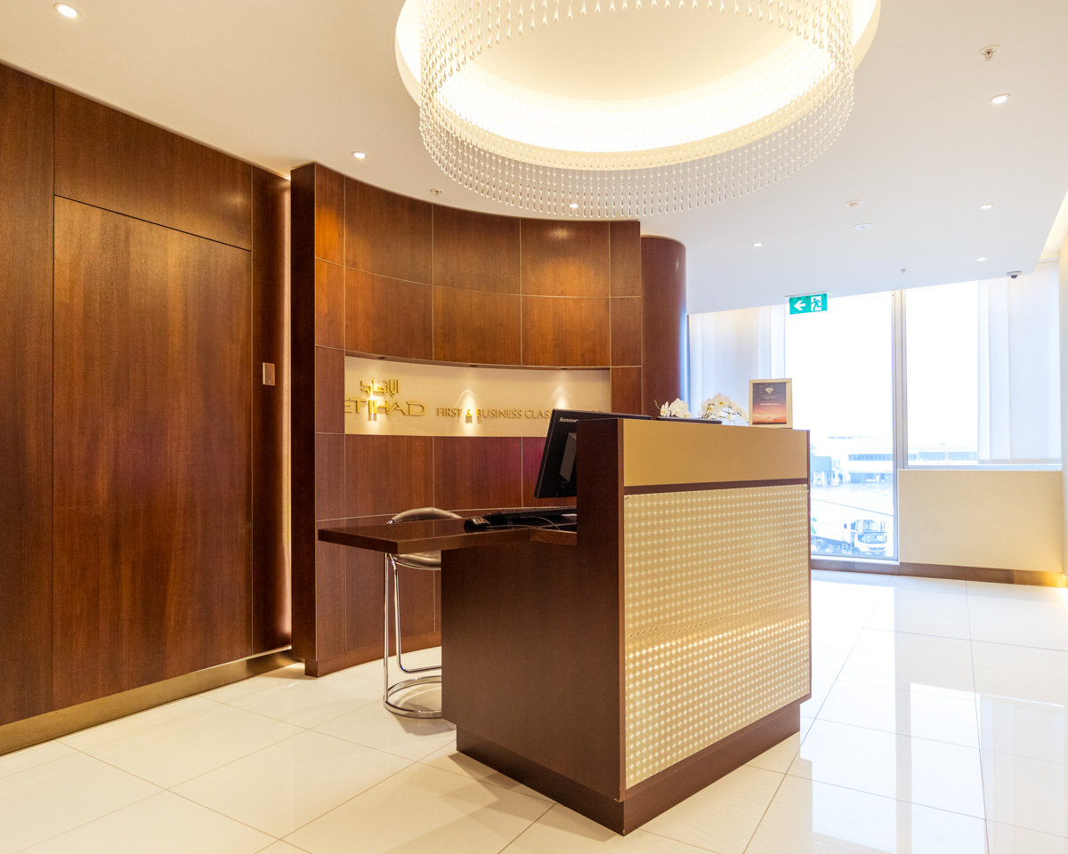 Etihad Lounge Sydney Foyer