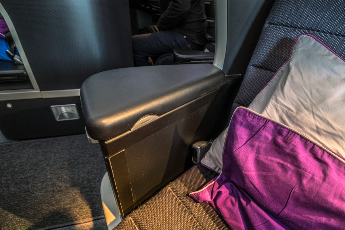 Virgin Australia 777 the business Arm Rest
