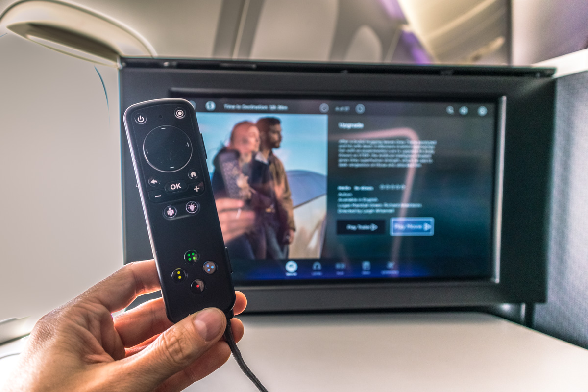 Virgin Australia 777 the business IFE