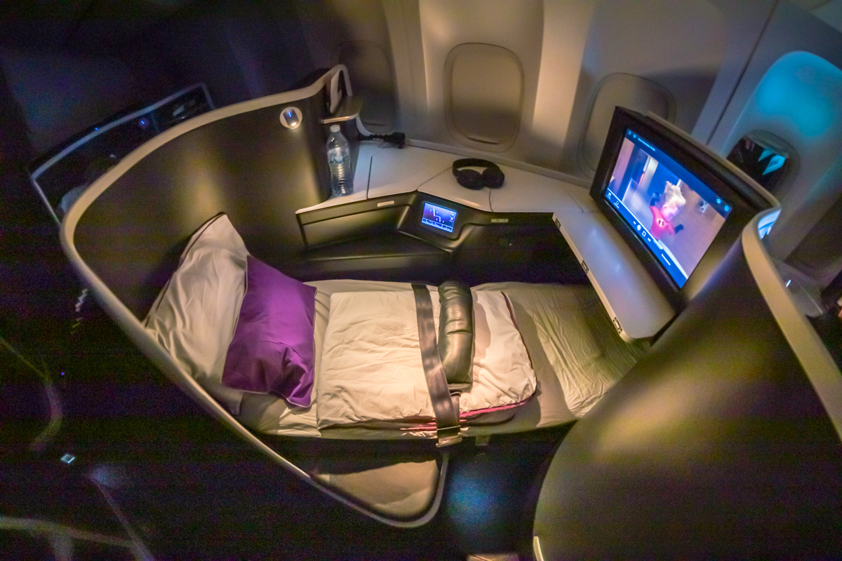 Virgin Australia 777 the business Cabin