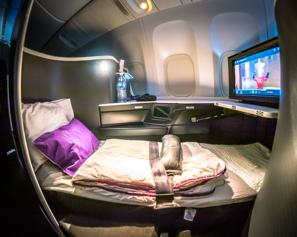 Virgin Australia 777 the business Turndown Service