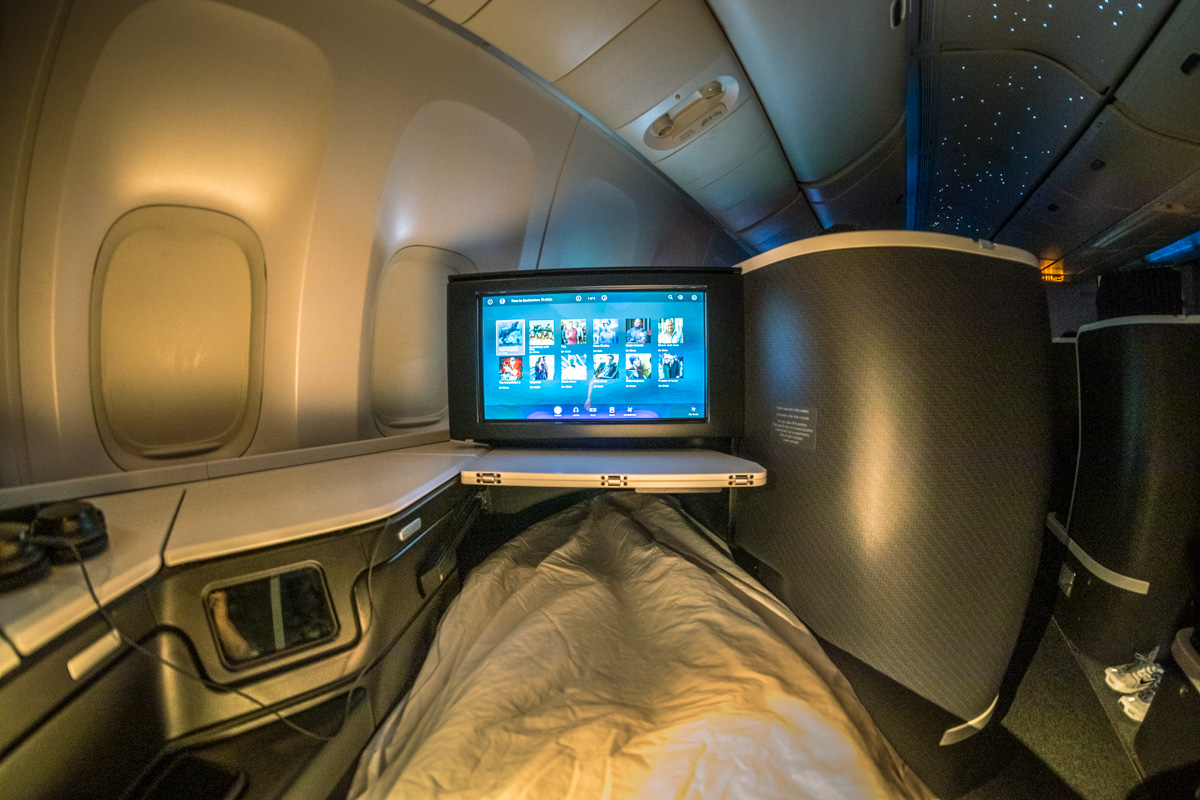 Virgin Australia 777 the business Turndown Service