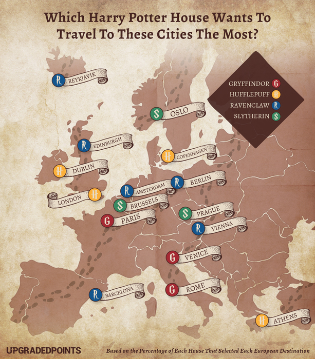 Harry Potter - Map of Europe