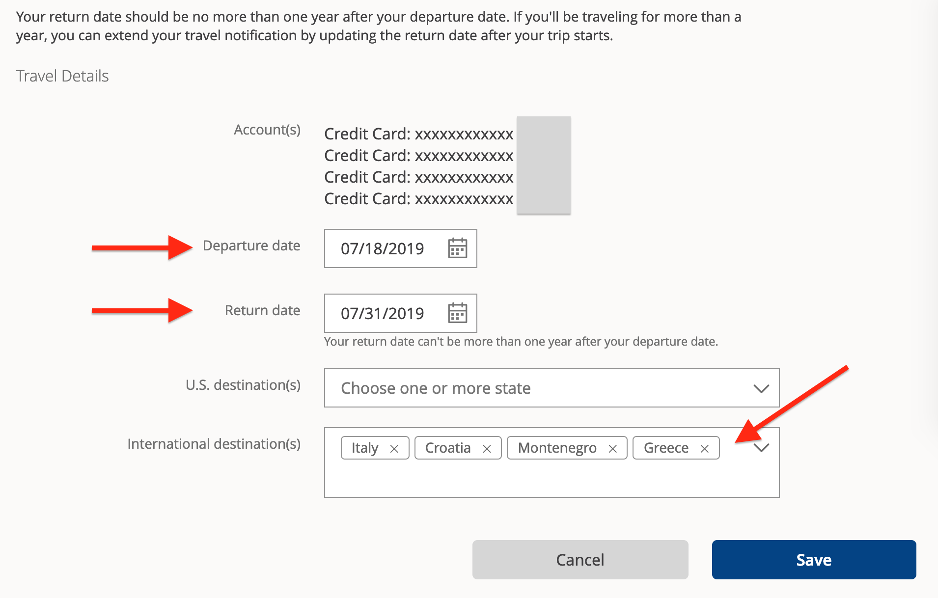 How To Set Up A Chase Travel Alert