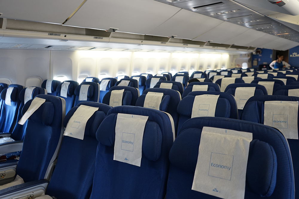 KLM 747 Economy