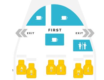 Korean Air 787 First Class Seat Map