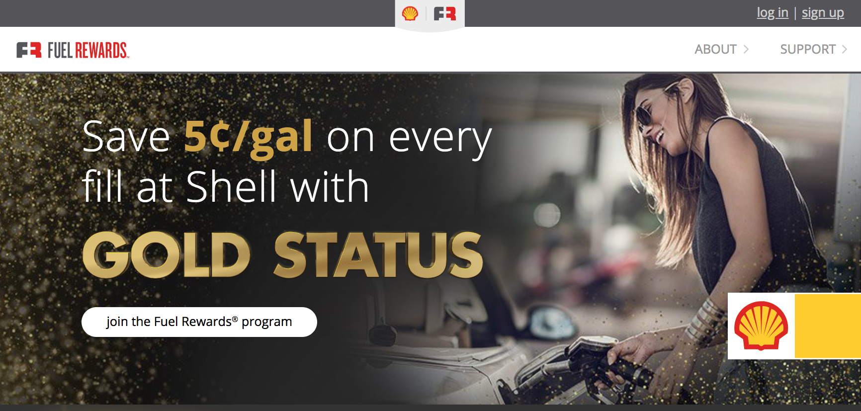 Shell Fuel Rewards Gold Status