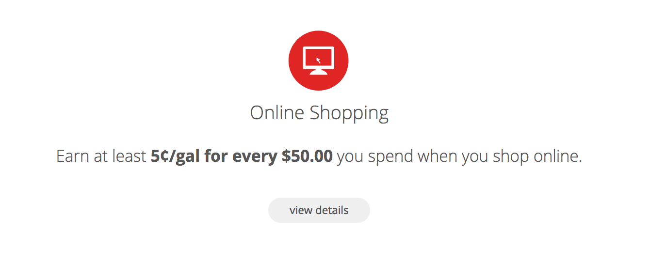Shell Fuel Rewards Online Shopping Perks