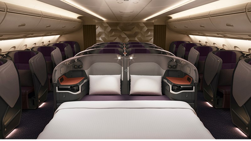 Singapore Airlines A380 New Business Class