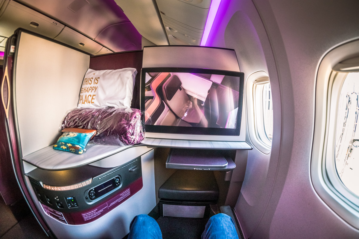 Qatar Airways Boeing 777 Qsuite Business Class