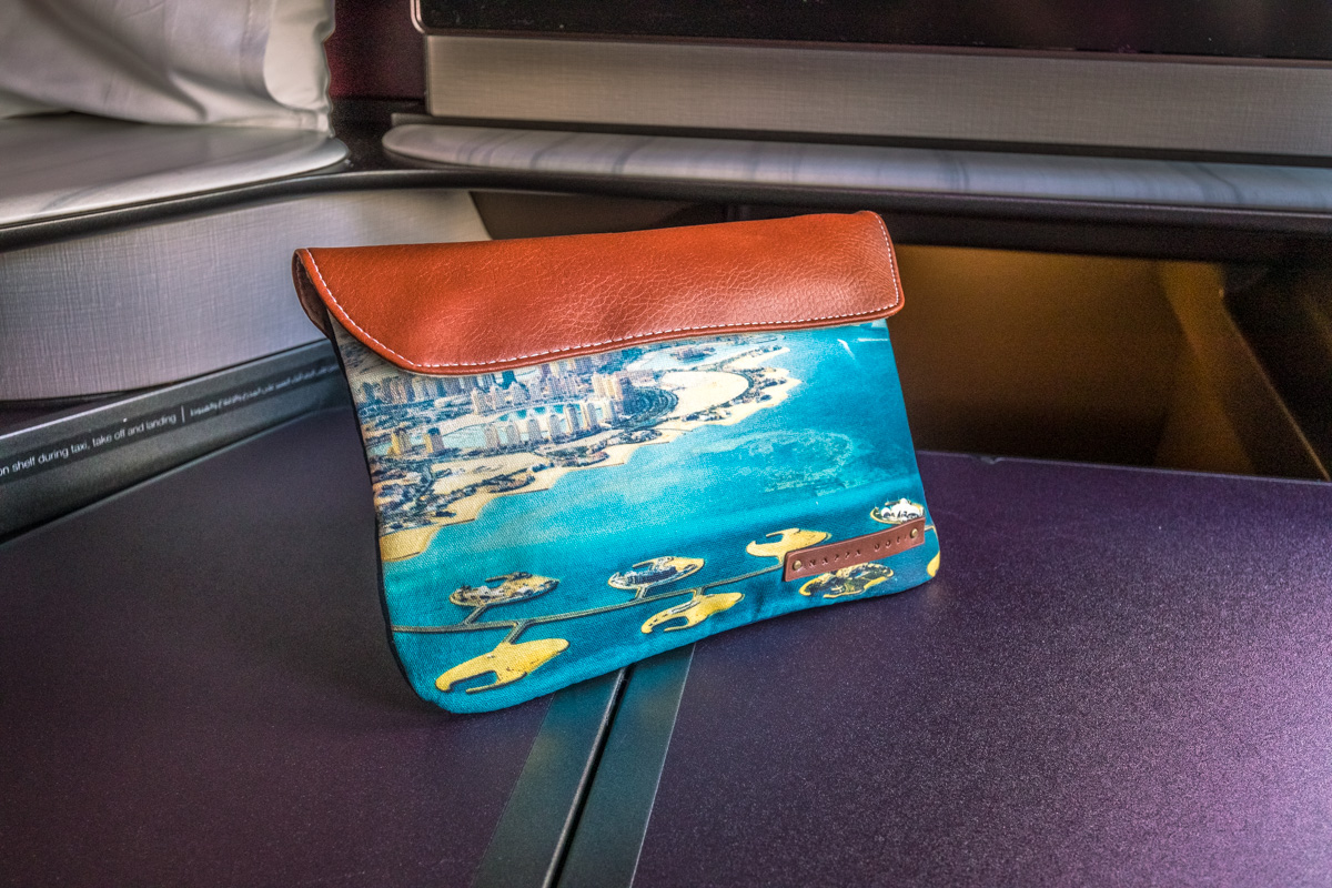 Qatar Airways Boeing 777 Qsuite Business Class Amenity Kit