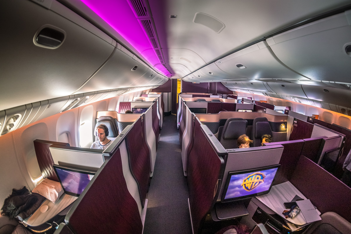 Qatar Airways Boeing 777 Qsuite Business Class