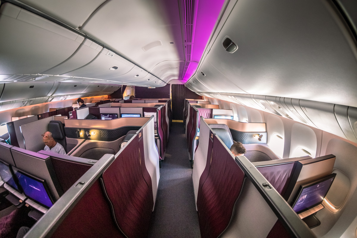 Qatar Airways Boeing 777 Qsuite Business Class
