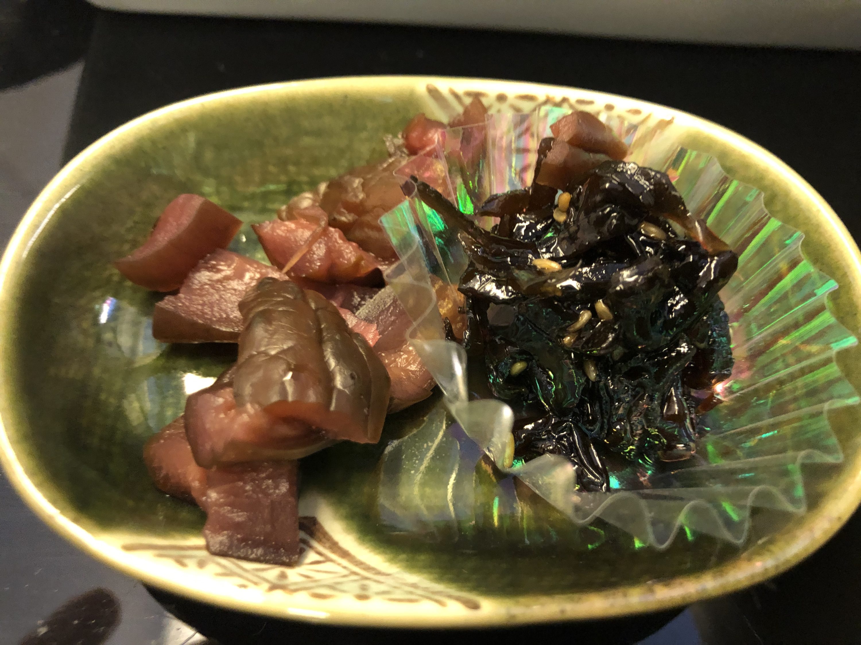 ANA Business Class Japanese Pickles