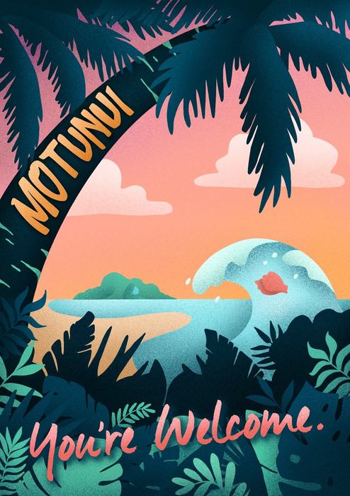 Moana - Motunui Poster