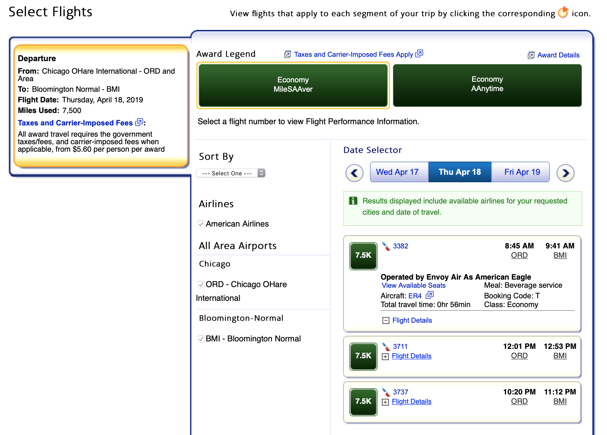 Short-haul flights within the United States cost just 7,500 miles one-way
