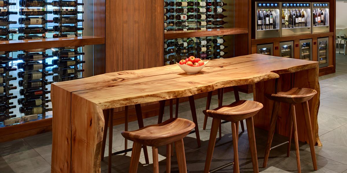 SFO Centurion Lounge Table