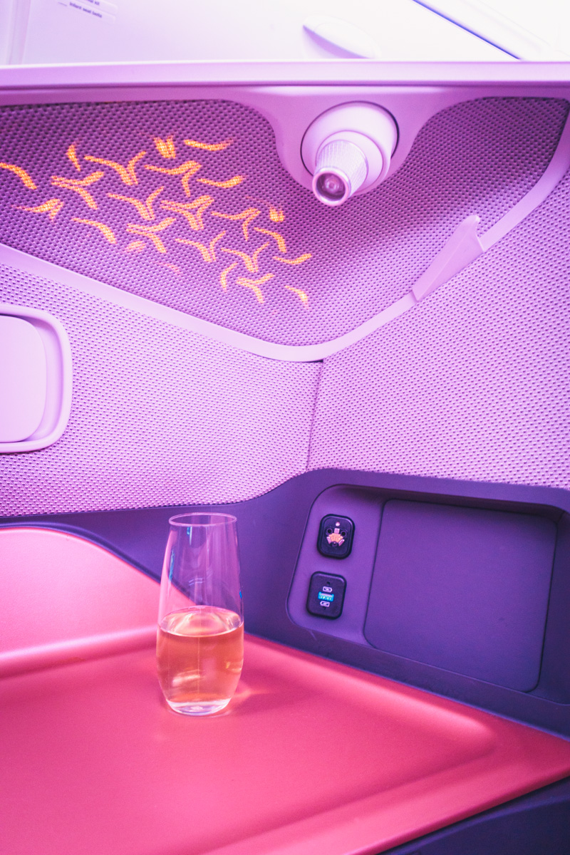 Singapore Airlines Airbus New A380 Business Class Seat Detail