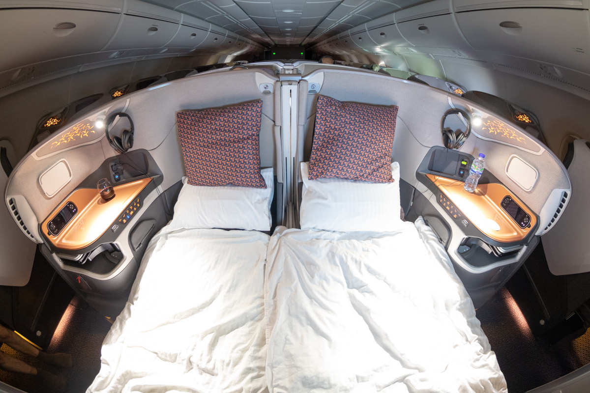 Singapore Airlines Airbus New A380 Business Double Bed
