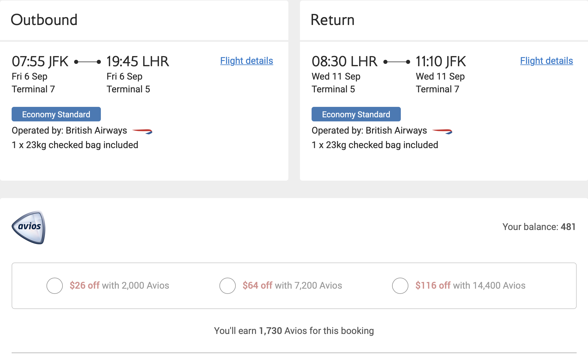 Take a discount off your British Airways flight with Avios Take a discount off your British Airways flight with Avios