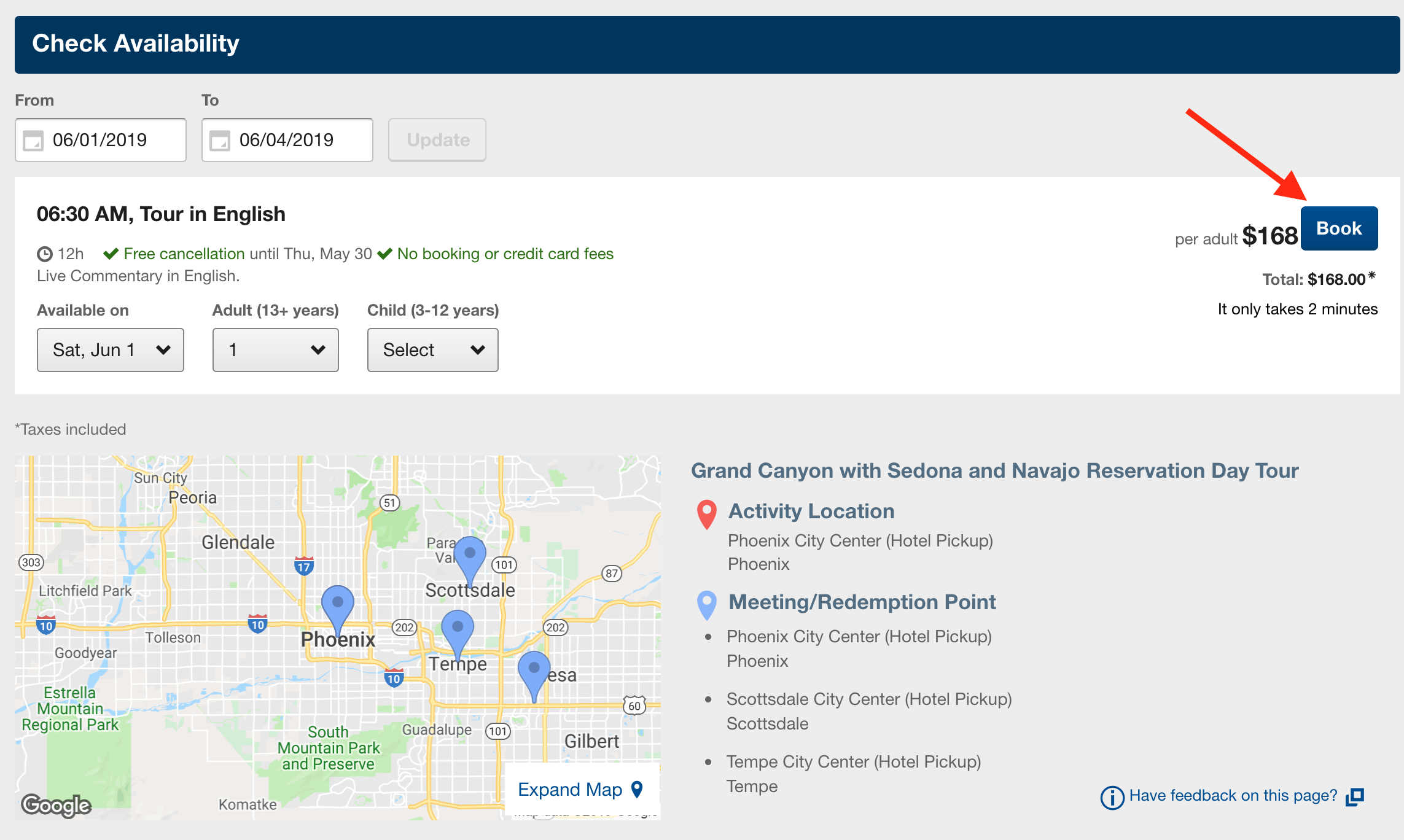 Travelocity Activities