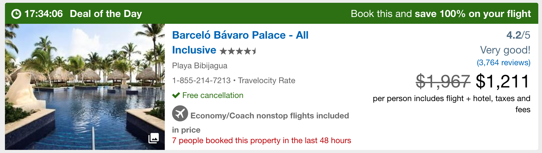 Travelocity Vacation Packages Deal of the day