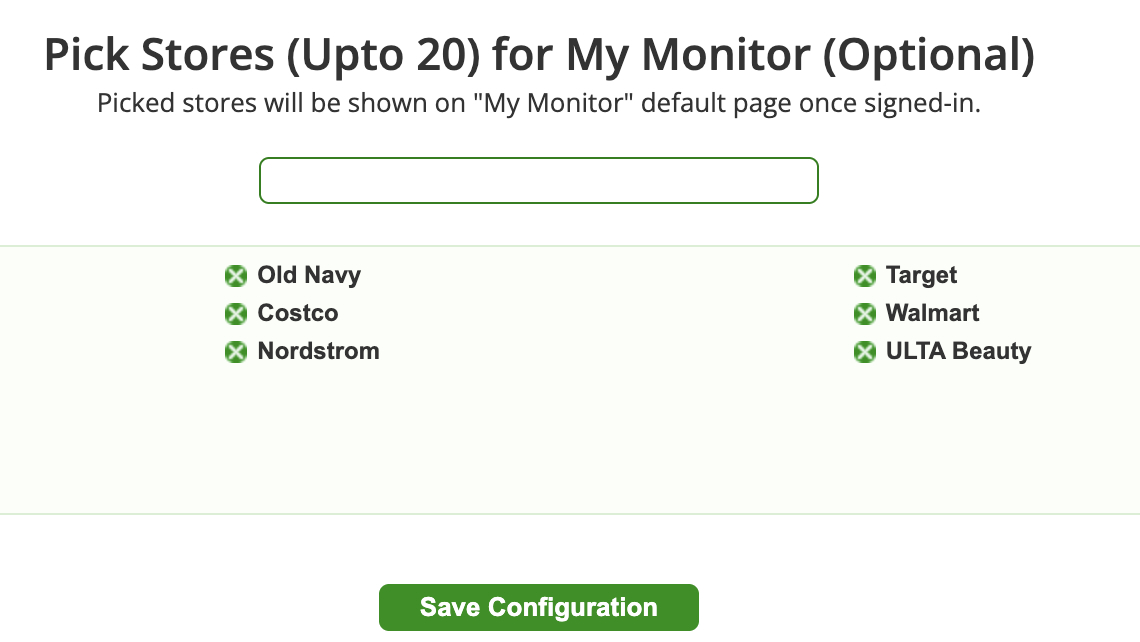 Cashback Monitor store monitor Cashback Monitor store monitor