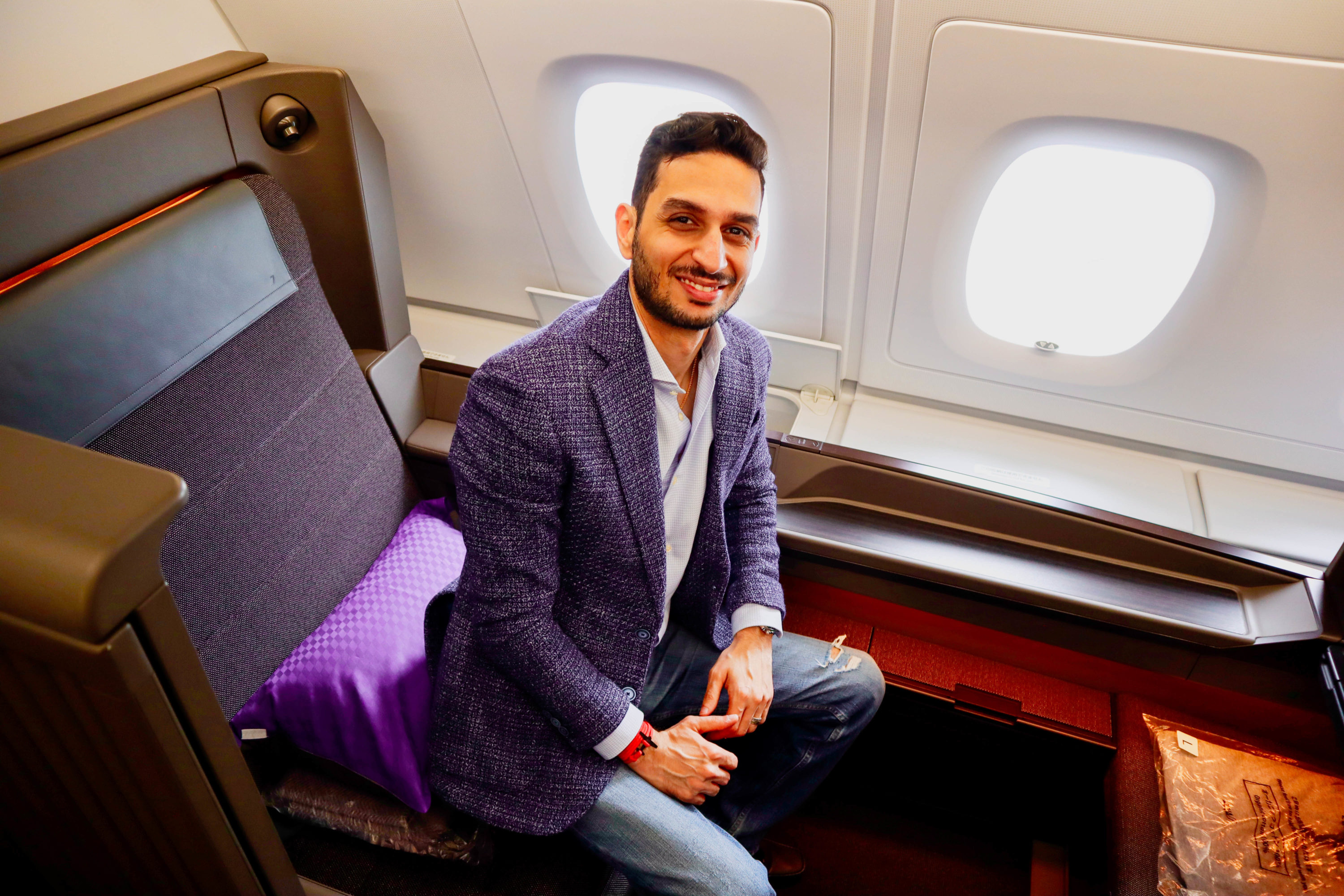 Cherag Dubash - ANA A380 First Class