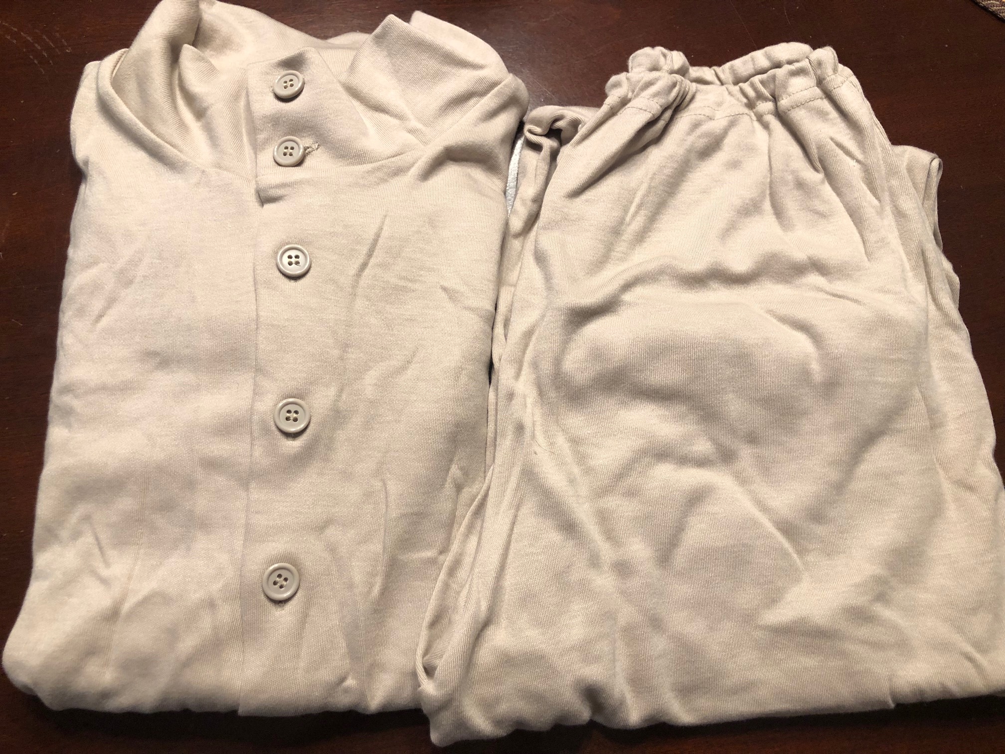 Korean Air First Class Pajamas