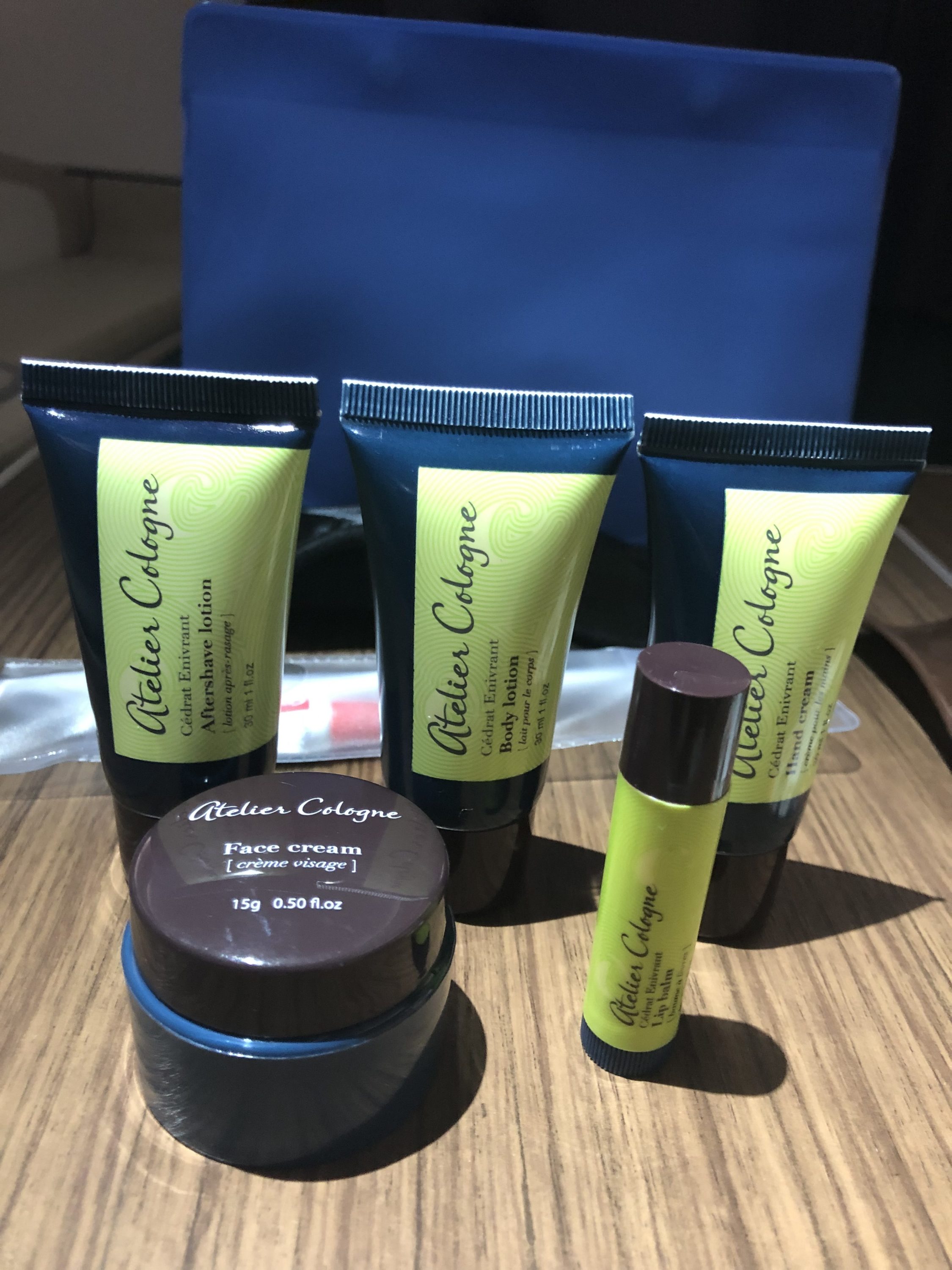 Korean Air first class amenities