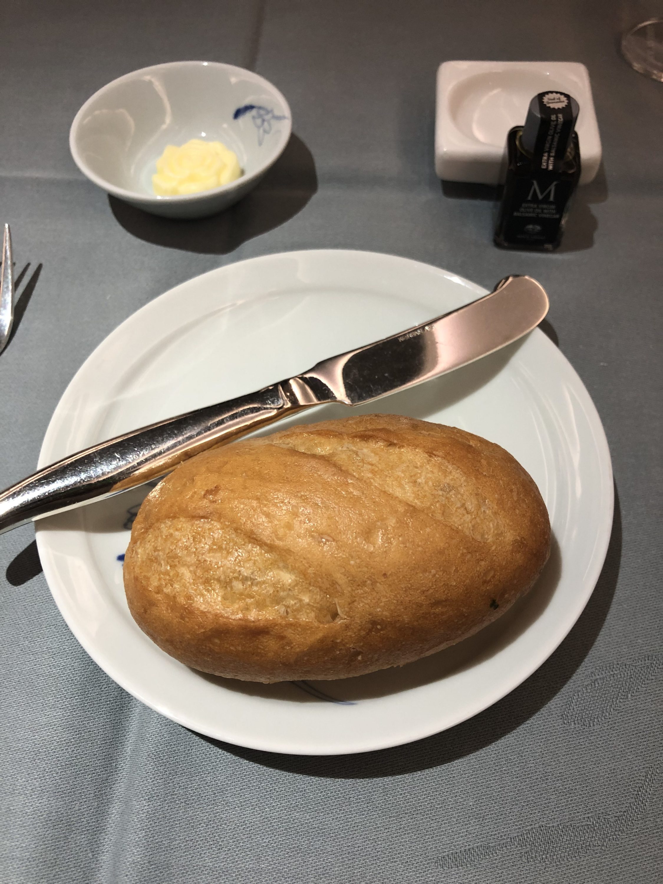 Korean Air first class bread