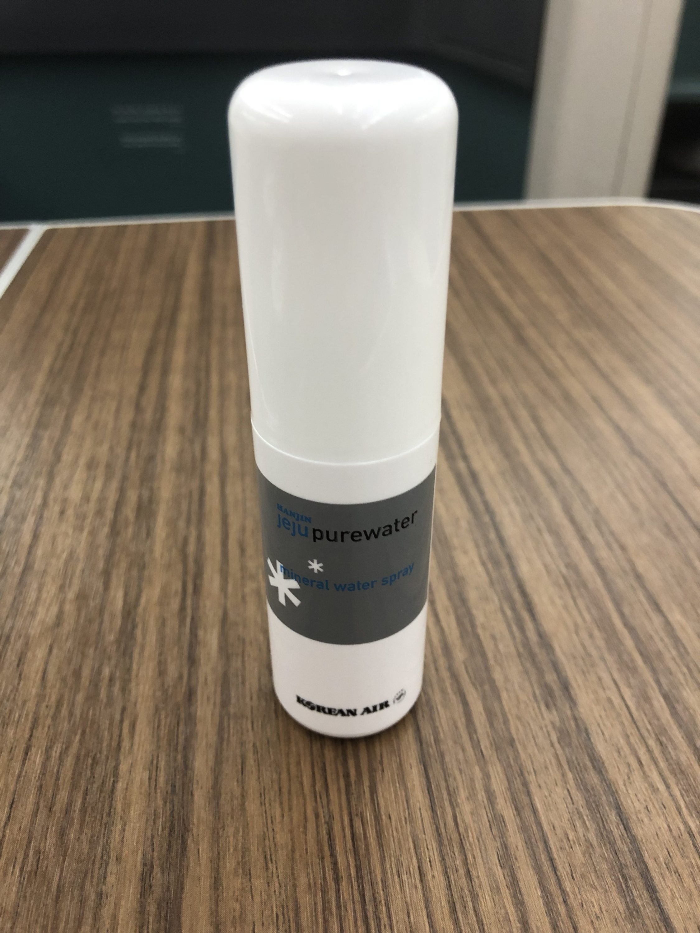 Korean Air first class facial mist