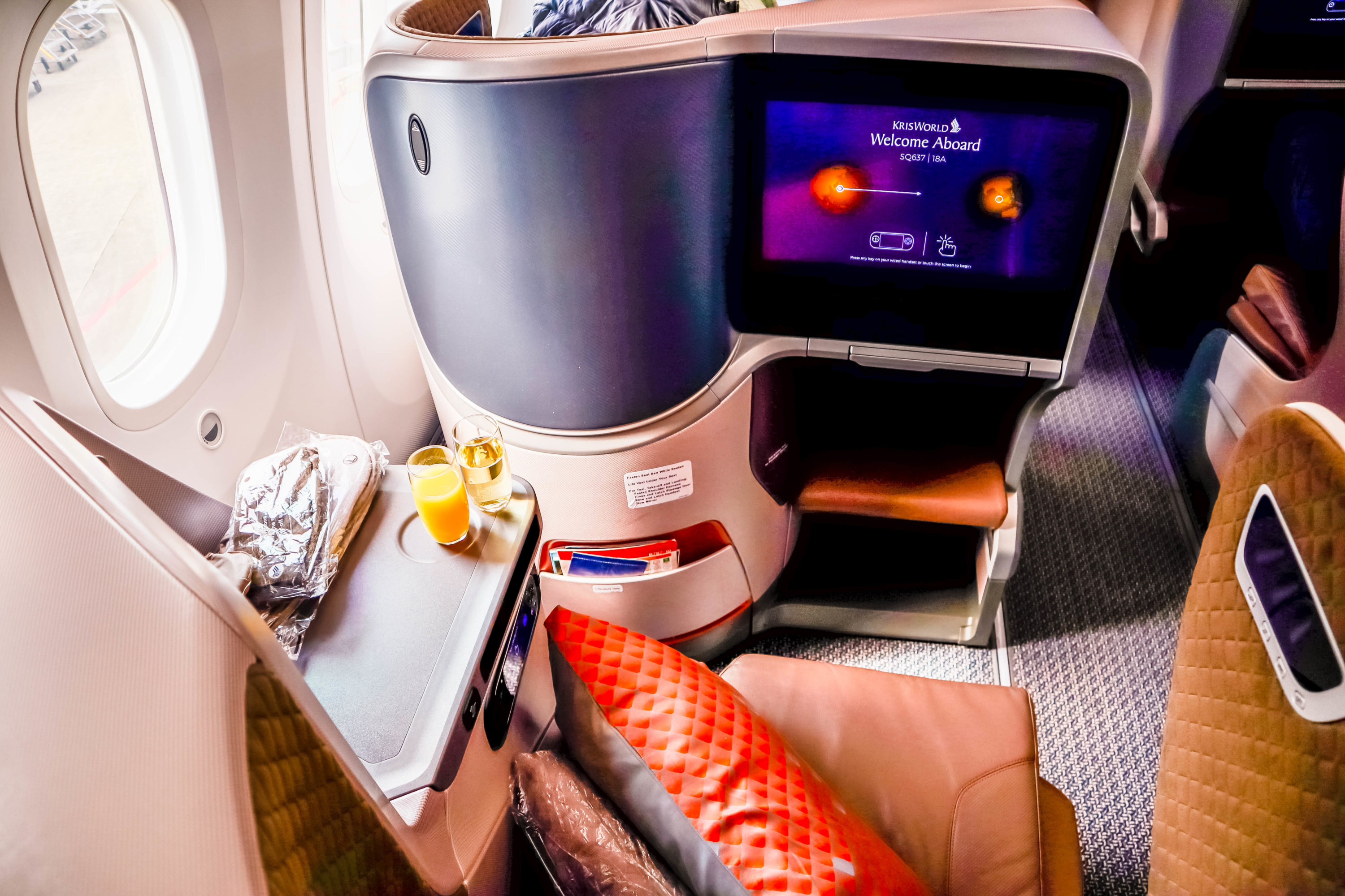 Singapore Airlines B787-10 Regional Business Class Seat