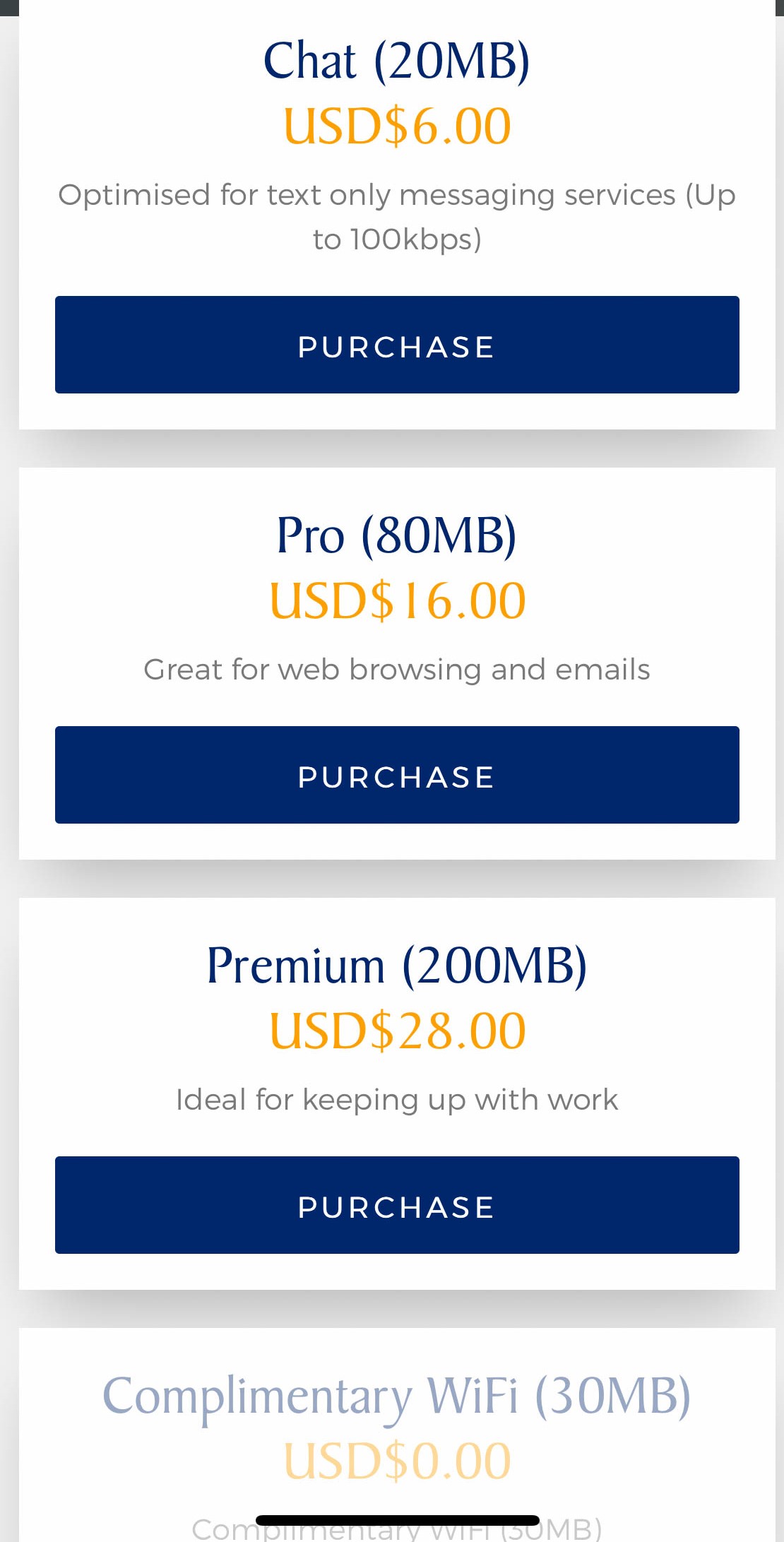 Singapore Airlines Boeing 787-10 Regional Business Class: WIFI