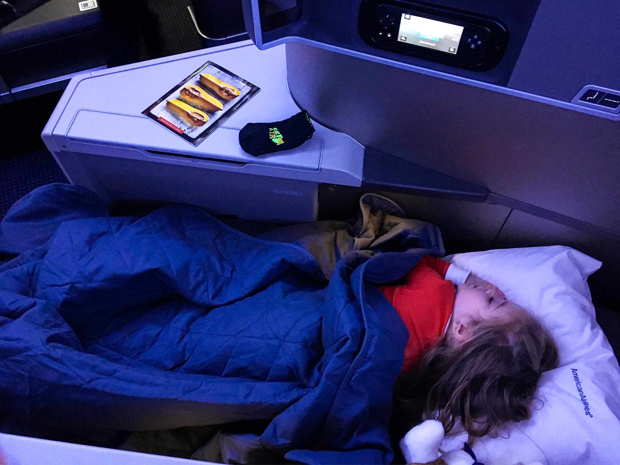 Sleep 777 Business Class Baby