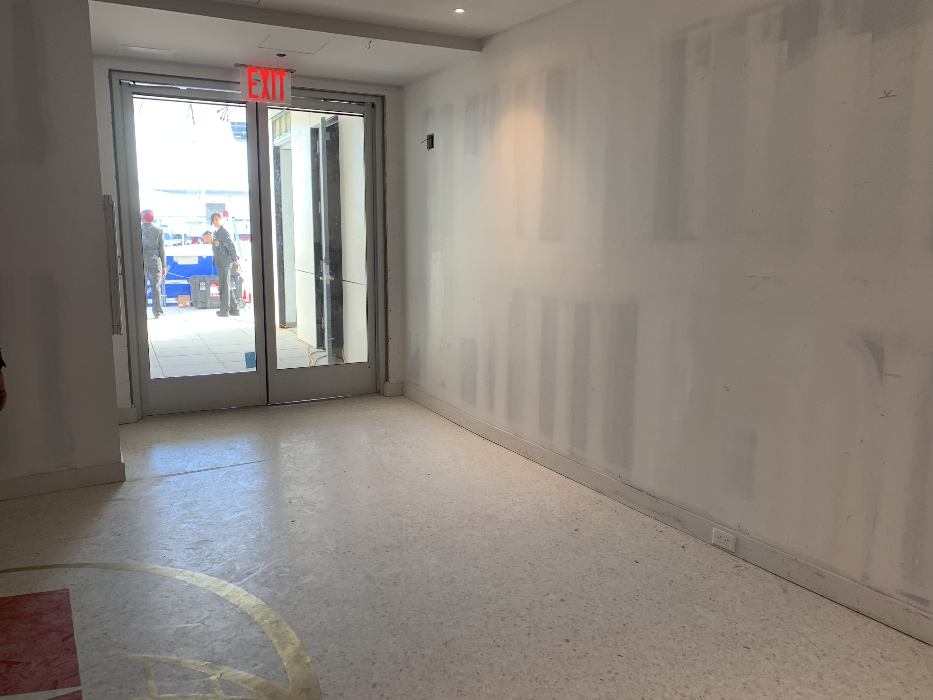 TWA Hotel Not Painted Walls