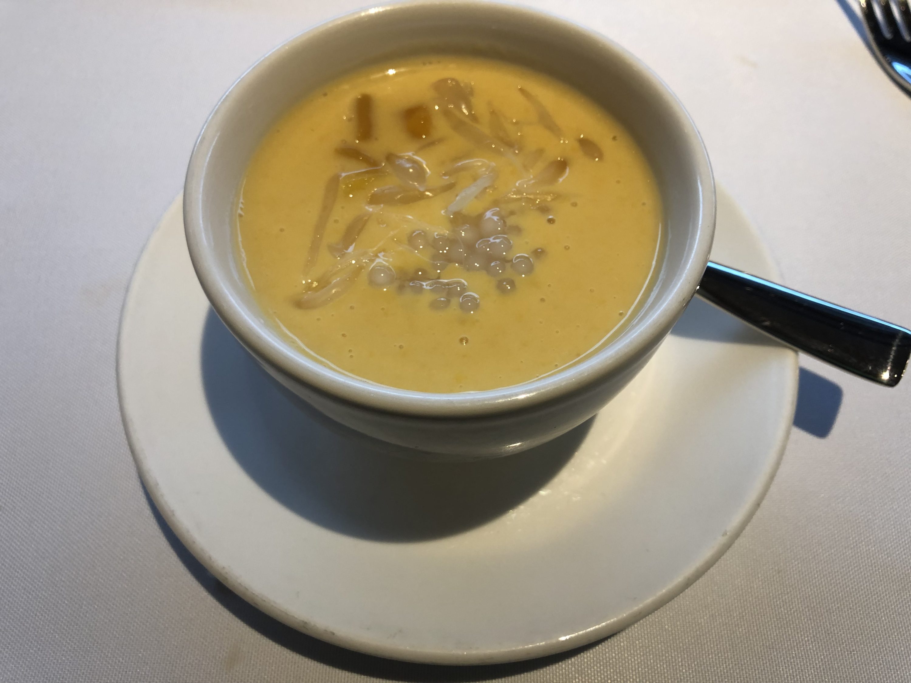 The Pier, First at Hong Kong International Airport chilled sago with mango and pomelo