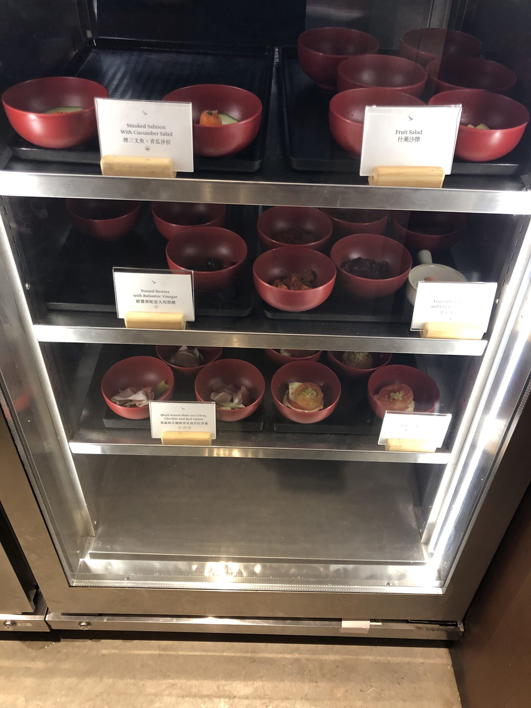 The Pier, First at Hong Kong International Airport cold dishes