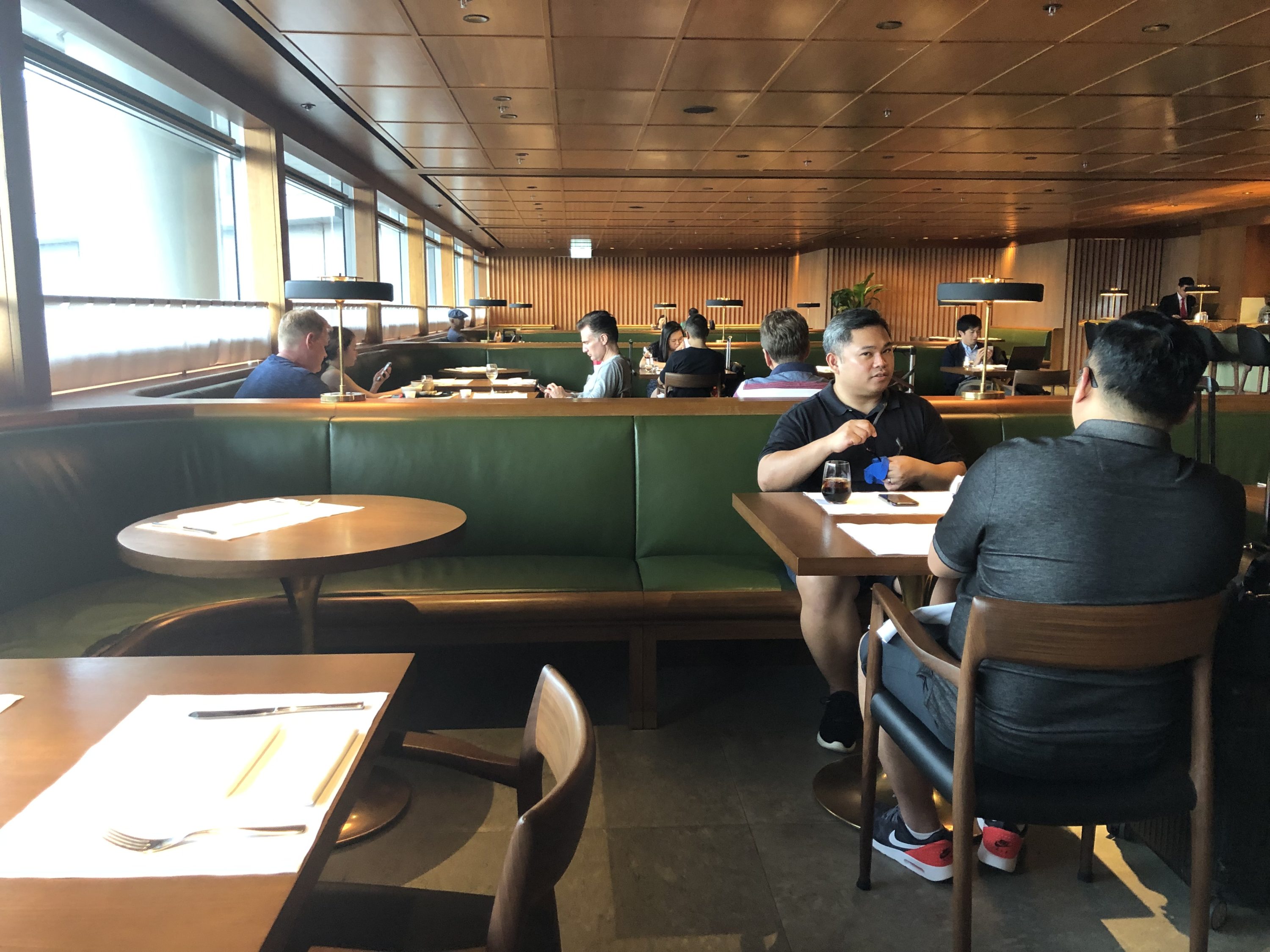 The Pier, First at Hong Kong International Airport dining room seating 2